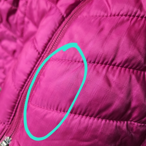 Columbia Kids Omni-Heat Magenta Pink Morning Light Puffer Jacket Size: M (10-12) - Picture 13 of 13